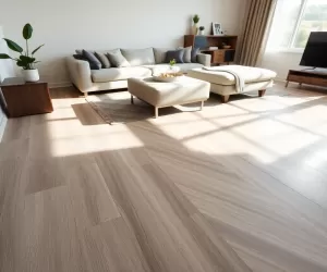 Nowoczesne panele podłogowe do salonu
