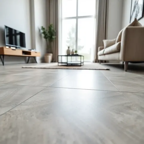 Nowoczesne płytki podłogowe do salonu