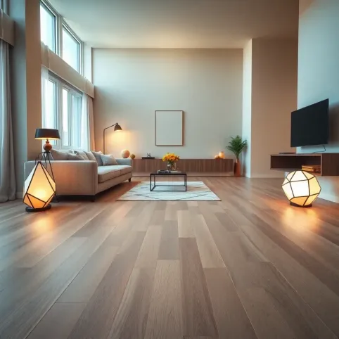 Nowoczesne podłogi do salonu