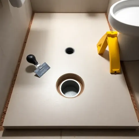 Obnizenie posadzki w łazience