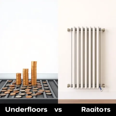 Ogrzewanie podłogowe a grzejniki koszty