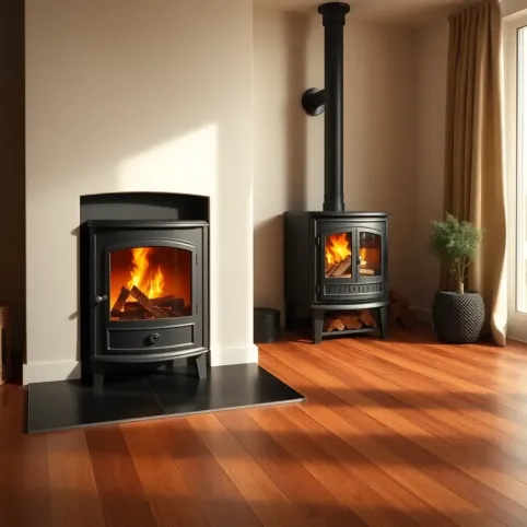 Ogrzewanie podłogowe a piec na drewno