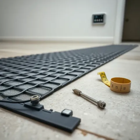 Ogrzewanie podłogowe elektryczne montaż