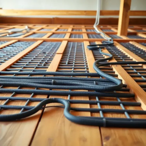 Ogrzewanie podłogowe na legarach drewnianych