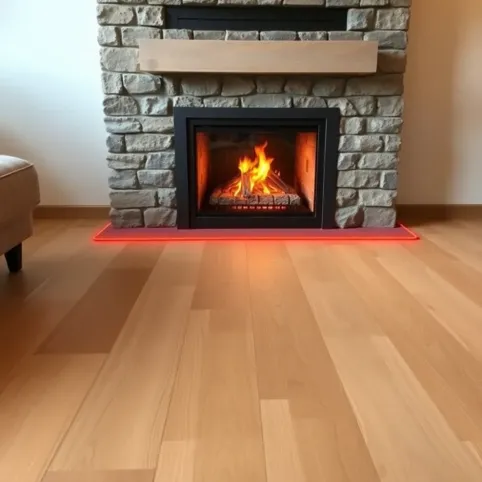 Ogrzewanie podłogowe pod kominkiem