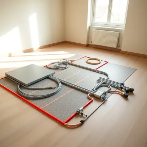 Ogrzewanie podłogowe system Szybkiego montażu