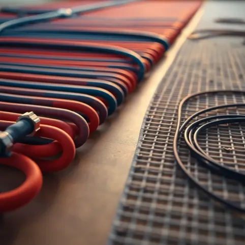 Ogrzewanie podłogowe wodne i elektryczne razem