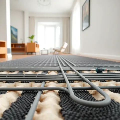 Ogrzewanie podłogowe wodne w bloku