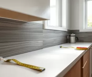 Panel przyblatowy laminowany montaż