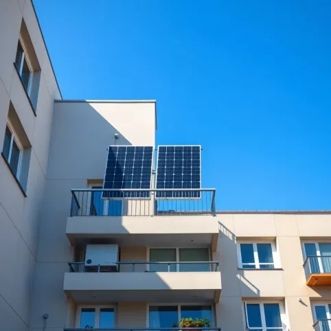 Panele fotowoltaiczne na balkon w bloku