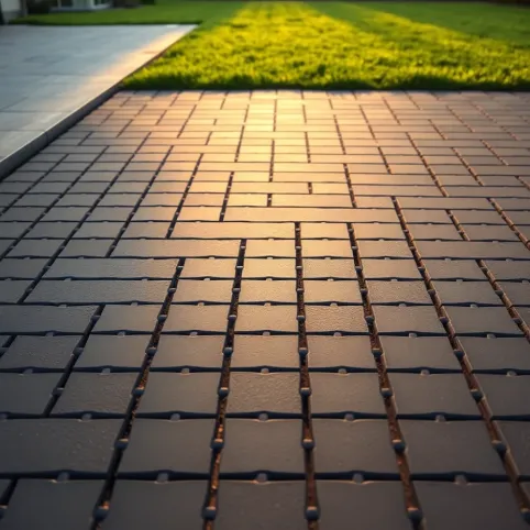 Panele PCV zamiast kostki brukowej