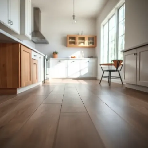 Panele winylowe na płytki w kuchni