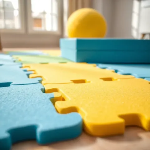 Pianka na podłogę dla dzieci