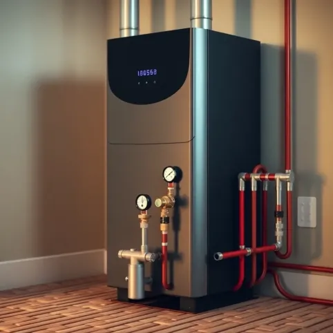 Piec gazowy dwufunkcyjny ogrzewanie podłogowe