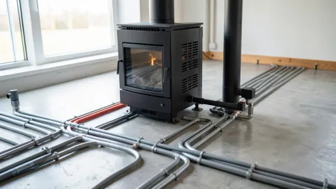 Piec na pellet a ogrzewanie podłogowe