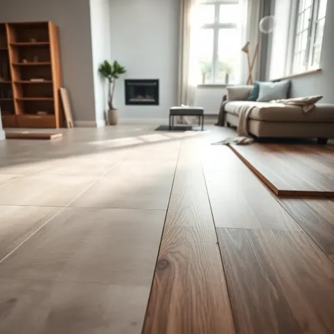 Płytki czy panele w salonie