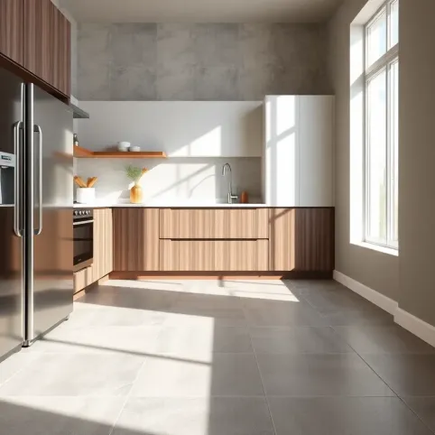 Płytki do kuchni na podłogę nowoczesne