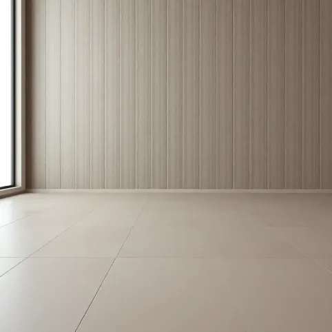 Płytki i panele w tym samym kolorze