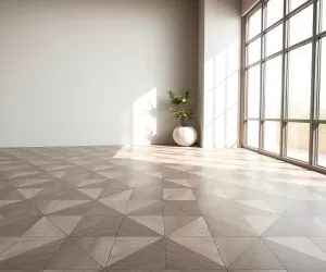Płytki podłogowe wzór geometryczny