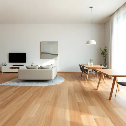 Płytki w salonie czy panele