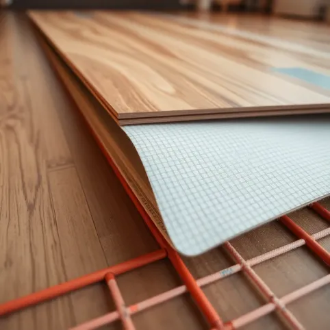 Podkład pod panele na ogrzewanie podłogowe QuickStep