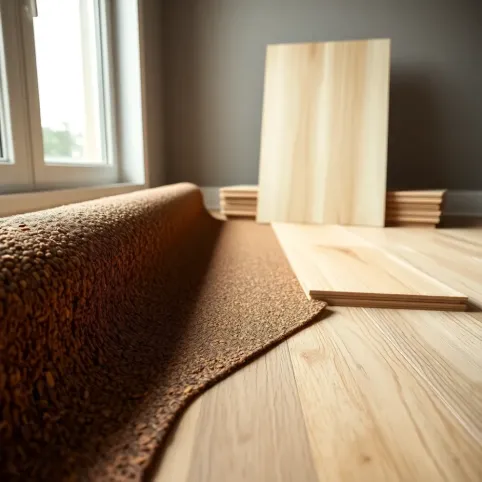 Podkład z korka pod panele