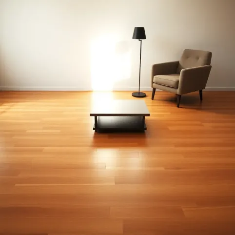 Podłoga i meble w tym samym kolorze