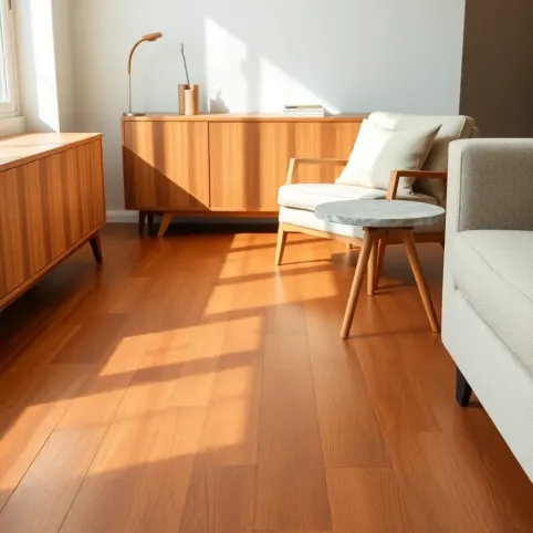 Podłoga merbau jakie meble