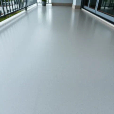 Podłoga na balkonie z powłok wodoszczelnych