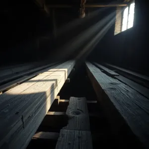 Podłoga na legarach w starym domu