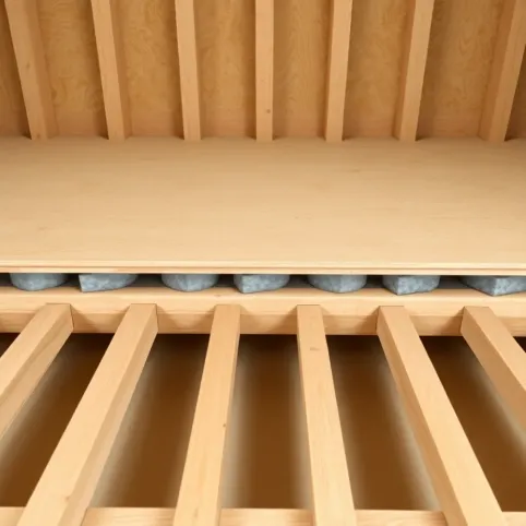 Podłoga pływająca na legarach