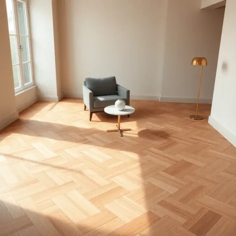 Podłoga w jodełkę aranżacje