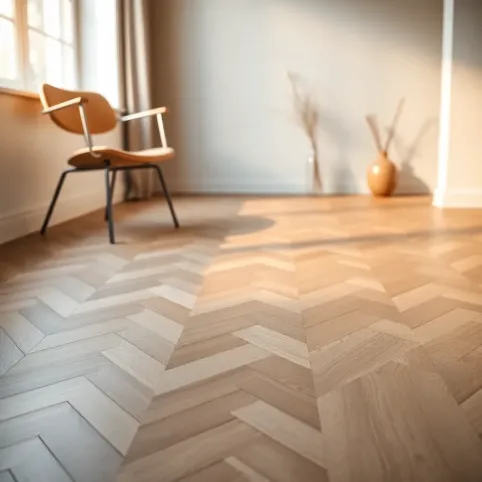 Podłoga w jodełkę jaki styl