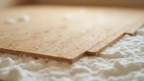 Podłoga z płyt OSB na styropianie