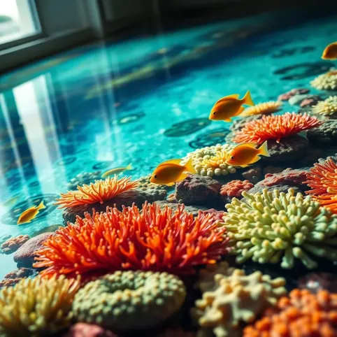 Podłoga z żywicy 3D