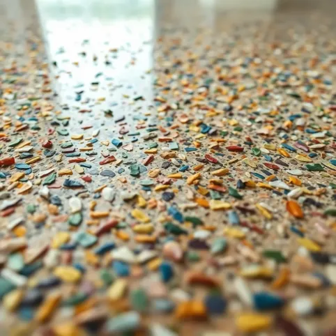 Posadzka z płatkami