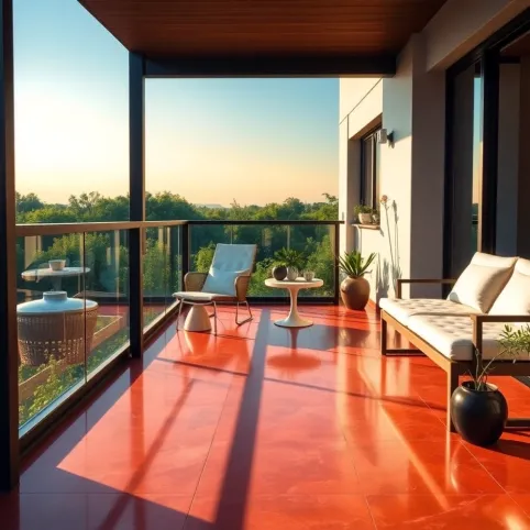 posadzka żywiczna na balkon