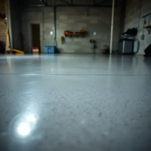 Posadzka żywiczna w garażu