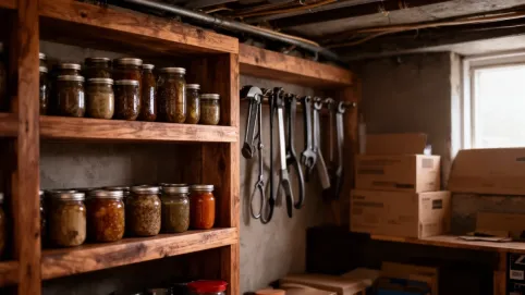 projekt regału drewnianego