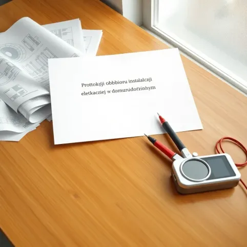 Protokół odbioru instalacji elektrycznej w domu jednorodzinnym wzór
