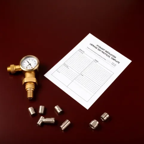 Protokół próby szczelności instalacji hydrantowej Wzór