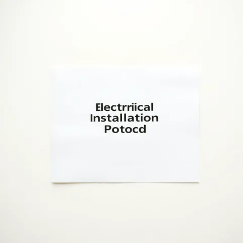 Protokół wykonania instalacji elektrycznej wzór