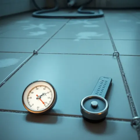 Przy jakiej temperaturze zamarza woda w podłogówce