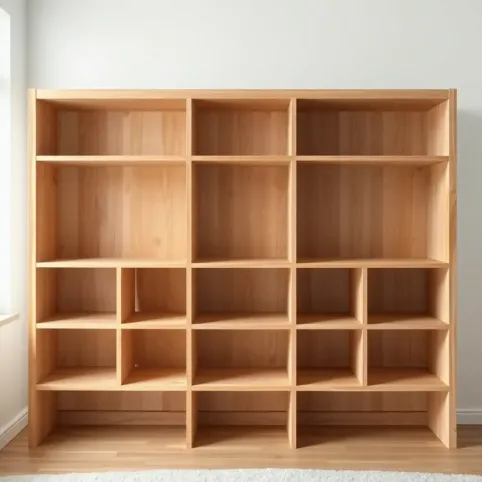 Regał na zabawki drewniany