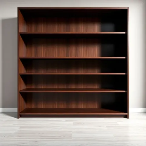 Regał zamykany z półkami