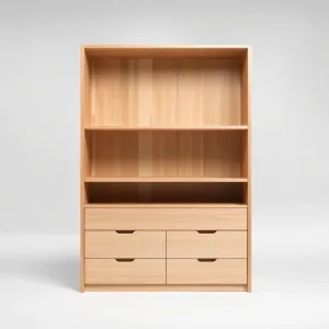 Regał zamykany z szufladami