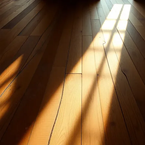 Renowacja starej drewnianej podłogi z desek