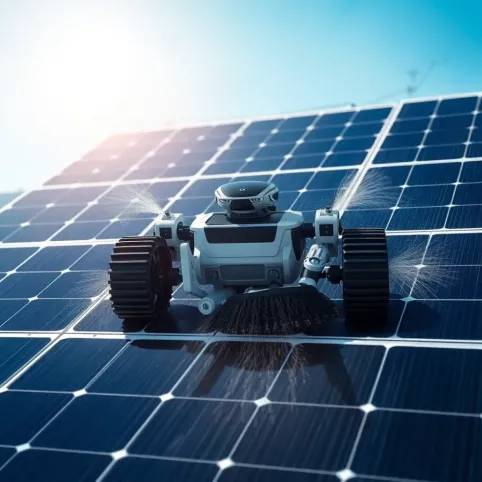 Robot do mycia paneli fotowoltaicznych