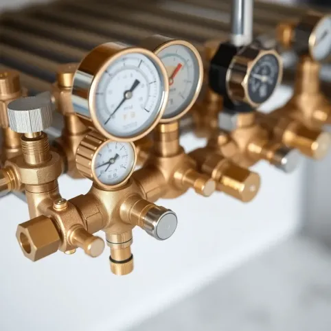 Rozdzielacz do ogrzewania podłogowego 14 obwodów