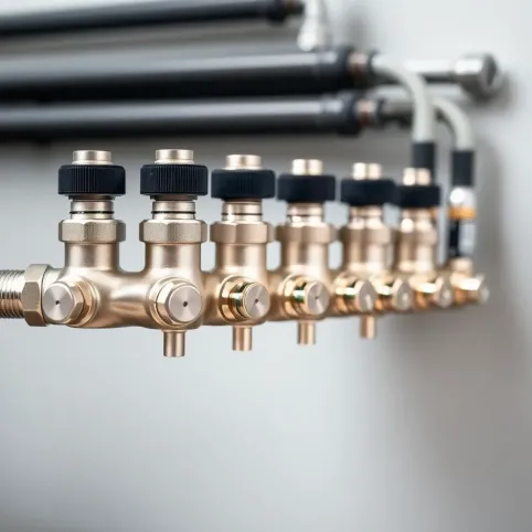 Rozdzielacz ogrzewania podłogowego 8 obwodów